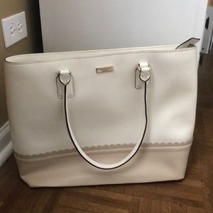 Kate Spade white shoulder Purse